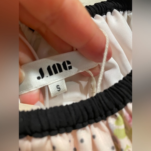 J. ING Girls Teen Pink Floral Black Puff Sleeve Dress *NWT - Picture 10 of 11